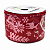 FITA DECORATIVA ARAMADA TECIDO RENAS DE NATAL VERMEHA 63MM X 10M UNIDADE - Imagem 4