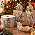 FITA DECORATIVA ARAMADA TECIDO FLOCOS DE NEVE 63MM X 10M UNIDADE - Imagem 1