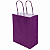 SACOLA PAPEL KRAFT ROXO 17,5X8,5X21,5CM C/10 UNIDADES - Imagem 4