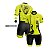 Macaquinho Roupa Feminina Bike Hotplay Neon Mc61 Am/Pt - Imagem 1