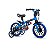 Bicicleta Ciclismo Infantil Criança Aro 12 Nathor Veloz Azul - Imagem 1