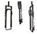 Suspensão Garfo Mtb Bicicleta Bike Aro 29 Yamada Preta - Imagem 2