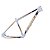 Quadro Bicicleta MTB First Shelby Platinium 29x15.5 CR/PT/LJ - Imagem 1