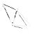 Quadro Bicicleta Bike Mtb Aluminio  Ever Rg5 29x19 Brco/Pto - Imagem 1