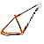 Quadro Bicicleta Mtb First Shelby Platinium 29x15.5 BR/LJ BL - Imagem 1