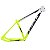 Quadro Bicicleta Mtb First Smitt Platinium 29x19 BR/AM/PT - Imagem 1
