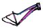 Quadro Bicicleta Bike MTB Alfameq Pandora Alum 29x17 Pto/Rsa - Imagem 2