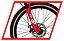 Bicicleta Ciclismo Bike Mtb Redstone Alpha G Aro 24 9v Az/Vm - Imagem 2