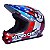 Capacete DownHill Freeride Bell Sanction Nitro M 55-57 Az/Vm - Imagem 2