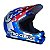 Capacete DownHill Freeride Bell Sanction Nitro M 55-57 Az/Vm - Imagem 1