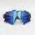 Óculos Ciclismo Esporte Action Mask Ride Lente Azul - Imagem 1
