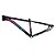 Quadro Bicicleta Bike MTB Monaco Storm 29x19 Pt/Az/Rs - Imagem 1