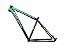 Quadro Bicicleta Bike MTB Hope Plus Alum 29x19 Pt/Vd - Imagem 1
