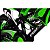 Moto SuperCross Bicicleta Bike Infantil Pro-X Aro 16 Verde - Imagem 4