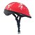Capacete Proteção Infantil Ciclismo Bike Super Star Vermelho - Imagem 1
