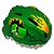 Capacete Bicicleta Bike Ciclismo Infantil STN Dinossauro 2.0 Verde - Imagem 1