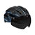 Capacete Bicicleta Bike MTB Zeray Tour Com Óculos Pt/Az Tam.G - Imagem 1