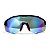 Óculos Esportivo P/ Ciclismo Bike Vixxen SOUND Bluetooth - Haste AZUL / Lente AZUL GELO - Imagem 2