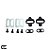 Pedal Clip Encaixe Trava C/ Taco Mtb Bicicleta Bike Evolo Alum. - Imagem 2