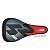 Selim Banco Bicicleta Bike DDK 2032 Sport 243MM Preto/Vermelho - Imagem 2