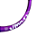 PAR Aro Roda Bicicleta Bike Vzan Vmaxx 26x36F P69 Disc Violeta - Imagem 2