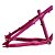 Quadro Bike Bicicleta BMX Wheeling Grau GIOS FRX-EVO 26X13,5 Rosa - Imagem 3