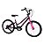 Bicicleta Bike Infantil Criança Nathor Aro 20 Harmony Pink - Imagem 1