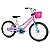 Bicicleta Bike Infantil Criança Kids Aro 20 Nathor Barbie - Imagem 1