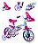 Bicicleta Bike Infantil Criança Kids Aro 12 Nathor Barbie - Imagem 2
