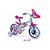 Bicicleta Bike Infantil Criança Kids Aro 12 Nathor Barbie - Imagem 1