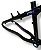 Quadro Bike Bicicleta BMX Wheeling Grau GIOS FRX 26X13,5 Cor: Preto / Roxo / Cinza - Imagem 3