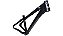 Quadro Bike Bicicleta BMX Wheeling Grau GIOS DJ Wheeling 26X13.5" Preto Fosco / Adesivo Preto Brilhante - Imagem 1