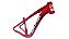 Quadro Bike Bicicleta BMX Wheeling Grau GIOS 4Freaks 26X13.5" Vermelho / Branco / Cinza - Imagem 1