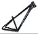 Quadro Bike Bicicleta BMX Wheeling Grau GIOS 4ALL 29X15" Preto Fosco / Preto Brilhante - Imagem 1