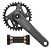 Pedivela Shimano Cues Fc-u6000 32d 9/10/11v C/ Central 170mm Cor Preto - Imagem 1