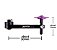 TENSIONADOR DE CORRENTE PRETO COM ROXO ZTOO - Imagem 3