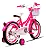 BICICLETA ARO 16 AÇO PRO-X LAVINIA ROSA - Imagem 2