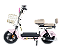 BICICLETA ELETRICA GTS 500W 48V 12AH JD16 WHITE/PINK - Imagem 4