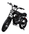 BICICLETA ELETRICA 1000W PRETO/CINZA THUNDER KONNAN-WH-THR07 - Imagem 1