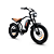 BICICLETA ELÉTRICA RAVA E-CHOPPER PRETA 800W LITHIUM (BIKERNAUTA) - Imagem 2