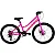 BICICLETA COLLI LONDRES ARO 24 F.DISCO 7V ROSA NEON (BIKERNAUTA) - Imagem 1