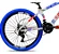 BICICLETA COLLI GRAU ARO 26 AÇO F.DISCO 21V BRANCO COM VERMELHO / AZUL (BIKERNAUTA) - Imagem 2