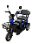 TRICICLO ELETRICO MOD: URBAN POTENCIA: 1.000WATTS BATERIA: LITIO 60V 20AH COR: PTO - Imagem 2
