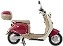 BICICLETA SCOOTER ELETRICA CAP 1000W VERMELHA /BEGE  B-LITIO 60V - Imagem 2