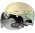 CAPACETE LTX DE SCOOTER BEGE/VERDE TAMANHO G COM VISEIRA - Imagem 1
