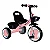 TRICICLO KIKA C/ CESTINHA ROSA BABY (BIKERNAUTA) - Imagem 1