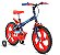 BICICLETA HOUSTON PIX ARO-16 PRETA 4 S PRETA/VERMELHO - Imagem 1