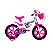 BICICLETA ARO 12 FEMININA CAIRU MINI SEREIA BRANCO/ROSA - Imagem 1