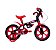 BICICLETA ARO 12 CAIRU PLAY KIDS PRETO/VERMELHA - Imagem 1