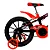BICICLETA 16 MTB ABS MASCULINA  CAIRU C-16 PRO PTO/VERM - Imagem 4